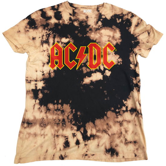 AC/DC Unisex T-Shirt: Logo (Wash Collection) - AC/DC - Fanituote -  - 5056368652486 - 