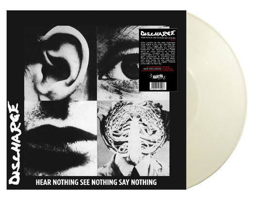 Discharge · Hear Nothing See Nothing Say Nothing (White Vinyl) (LP) (2022)