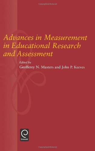 Cover for Masters · Advances in Measurement in Educational Research and Assessment (Hardcover Book) (1999)