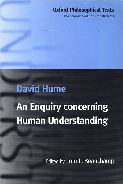 Cover for David Hume · An Enquiry concerning Human Understanding - Oxford Philosophical Texts (Taschenbuch) (1999)