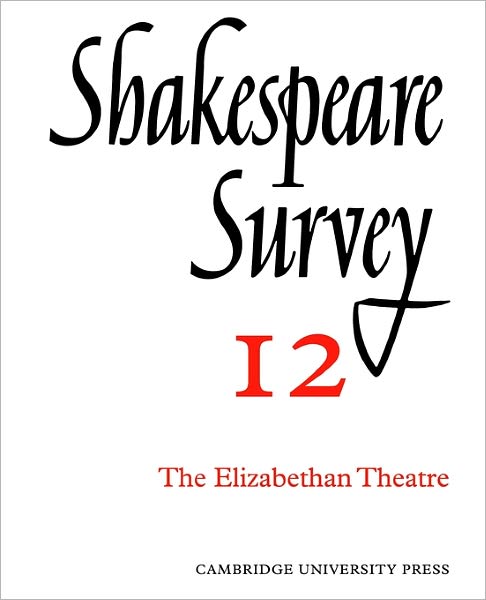 Cover for Allardyce Nicoll · Shakespeare Survey - Shakespeare Survey (Pocketbok) (2002)