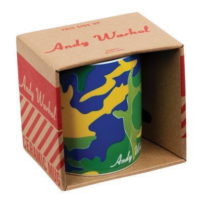 Andy Warhol Green Camouflage Boxed Mug: Mug Andy Warhol Green Camouflage - Galison / Warhol, Andy - Merchandise - Galison - 9780735348486 - June 14, 2016