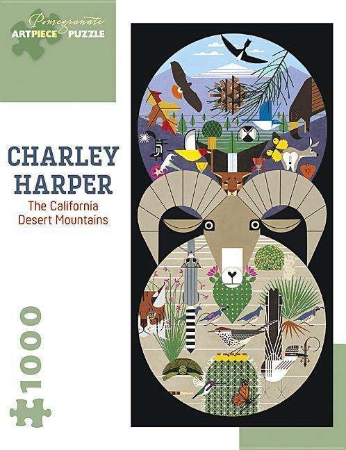 Cover for Charley Harper the California Desert Mountains 1000-Piece Jigsaw Puzzle (MERCH) (2016)