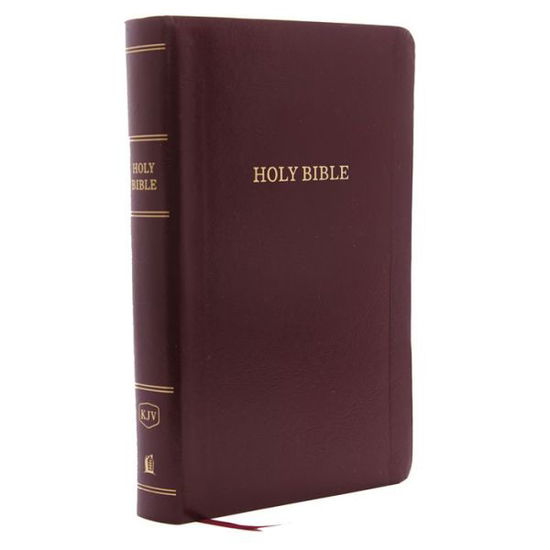 Cover for Thomas Nelson · KJV Holy Bible: Personal Size Giant Print with 43,000 Cross References, Burgundy Leather-Look, Red Letter, Comfort Print: King James Version (Paperback Book) (2017)