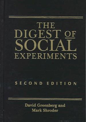 Cover for Greenberg · The Digest of Social Experiments (Hardcover Book) [2nd New edition] (1997)