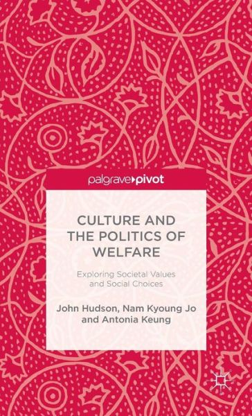 Cover for J. Hudson · Culture and the Politics of Welfare: Exploring Societal Values and Social Choices (Hardcover Book) (2014)