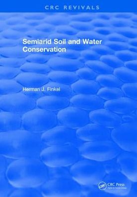 Cover for Finkel · Semiarid Soil and Water Conservation (Hardcover Book) (2017)