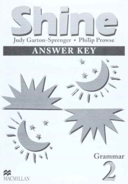 Cover for Judy Garton-Sprenger · Shine Grammar 2 Answer Key (Paperback Book) (2002)