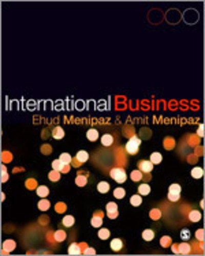Cover for Ehud Menipaz · International Business: Theory and Practice (Hardcover Book) (2011)