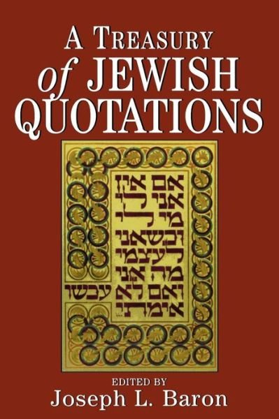 Cover for Baron · A Treasury of Jewish Quotations (Paperback Bog) (1996)