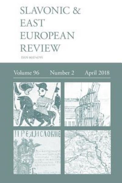 Cover for Martyn Rady · Slavonic &amp; East European Review (96 (Paperback Book) (2018)