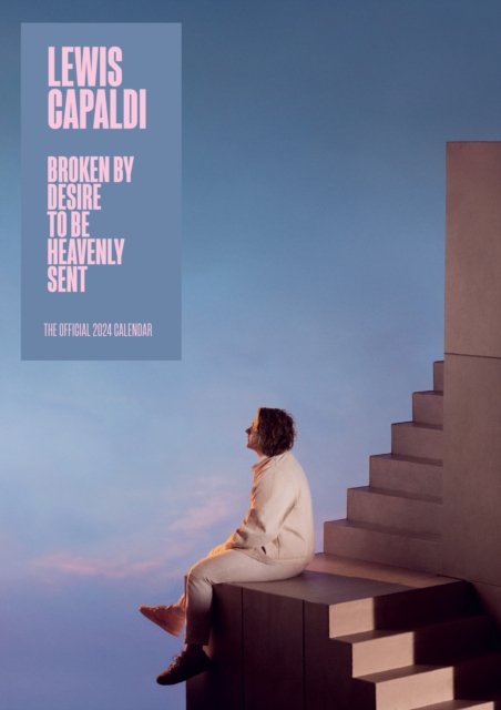 Cover for Lewis Capaldi A3 Wall Calendar 2024 (Calendar) (2023)