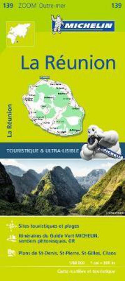 La Reunion - Zoom Map 139: Map - Michelin - Livros - Michelin Editions des Voyages - 9782067223486 - 1 de março de 2017