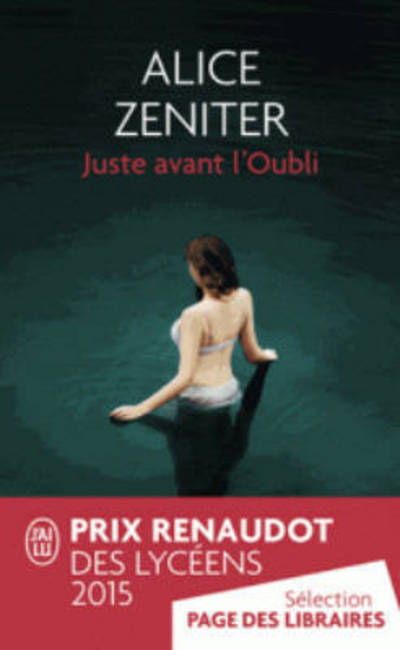 Cover for Alice Zeniter · Juste avant l'Oubli (Paperback Book) (2016)