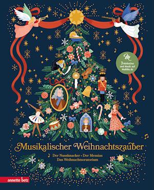 Musikalischer Weihnachtszauber (Das musikalische Bilderbuch zum Streamen) - Drei musikalische Weihnachtsklassiker in einem Band – das perfekte Geschenk für die Weihnachtszeit - Rudolf Herfurtner - Bücher - Annette Betz im Ueberreuter Verlag - 9783219120486 - 18. September 2024