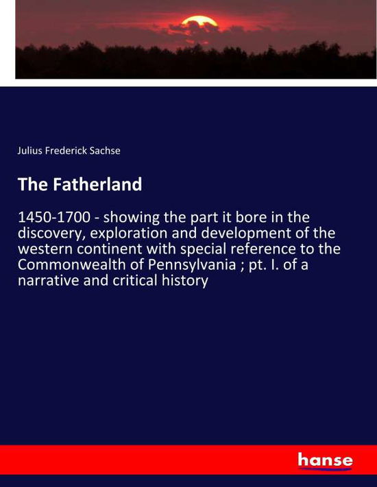 Cover for Sachse · The Fatherland (Book) (2019)