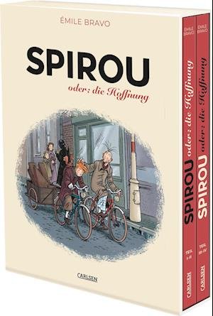 Cover for Émile Bravo · Spirou und Fantasio Spezial: Spirou oder: die Hoffnung 1-4 im Schuber (Buch) (2023)
