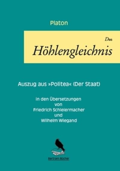 Cover for Platon · Das Höhlengleichnis (N/A) (2021)