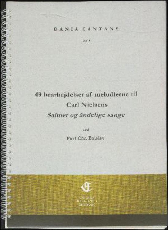 Cover for Carl Nielsen · Salmer og Åndelige Sange (Sheet music) (2015)