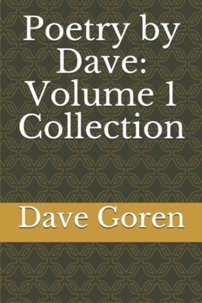 Cover for Dave Goren · Poetry by Dave (Paperback Book) (2020)