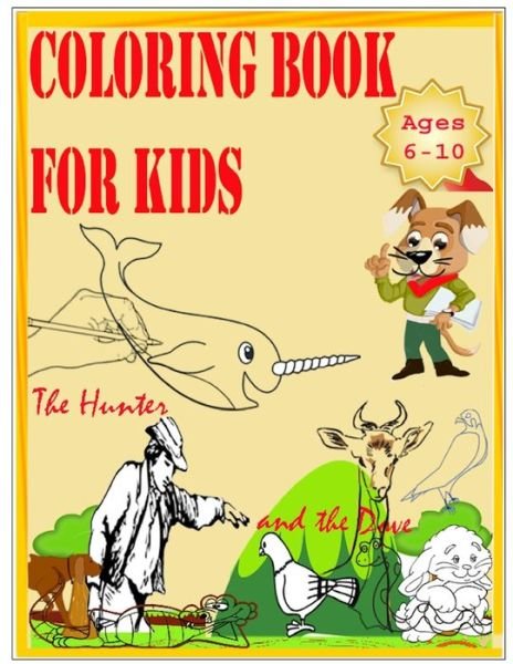 Cover for Musrca Editions · Coloring Book for kids-The Hunter and the Dove (Paperback Book) (2020)