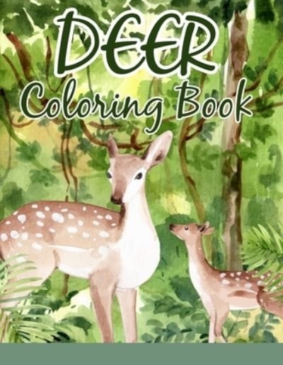 Cover for Blue Zine Publishing · Deer Coloring Book (Paperback Book) (2020)