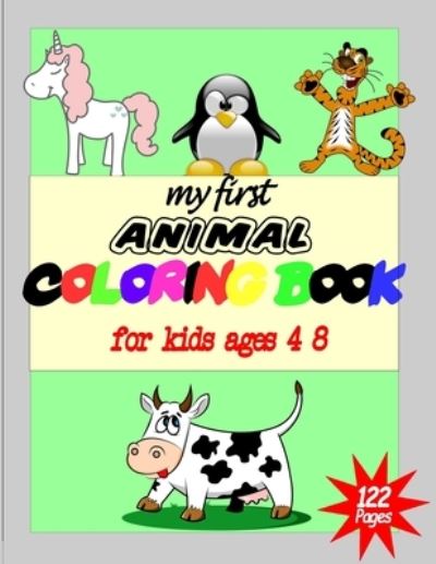 Cover for Animal Coloring Book · My First Animal Coloring Book (Paperback Book) (2020)