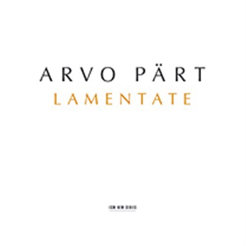 Cover for Arvo Pärt · Lamentate (CD) (2005)
