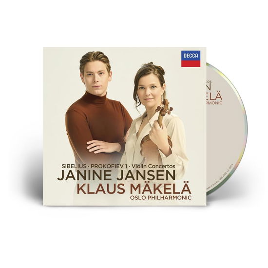 Cover for Janine Jansen &amp; Klaus Makela · Sibelius - Prokofiev 1 - Violin Concertos (CD) (2024)