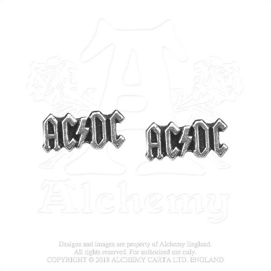 AC/DC Logo Stud Earrings - AC/DC - Merchandise - AC/DC - 0664427046487 - 7. oktober 2019