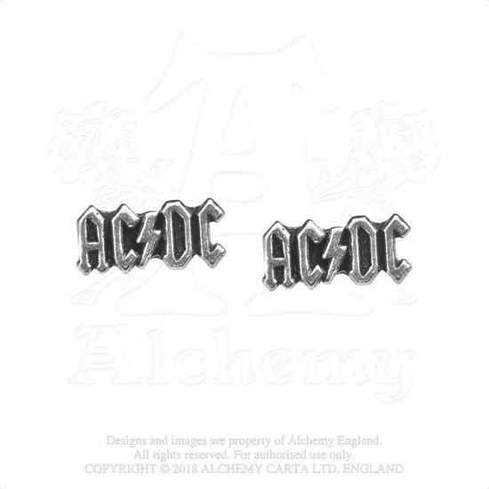 AC/DC Logo Stud Earrings - AC/DC - Gadżety - AC/DC - 0664427046487 - 7 października 2019