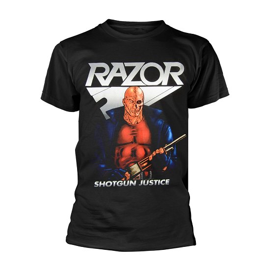 Cover for Razor · Shotgun Justice (T-shirt) [size XL] [Black edition] (2019)