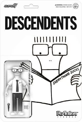 Descendents Reaction Figure Milo (Everything Sucks) - Descendents - Merchandise - SUPER 7 - 0840049820487 - September 7, 2022