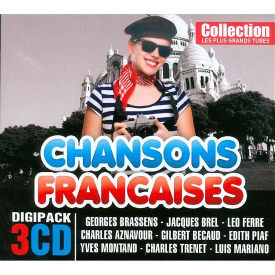 Brassens, brel, ferre, becaud, piaf - Chansons Francaises - Music - WARNER - 3760108354487 - 