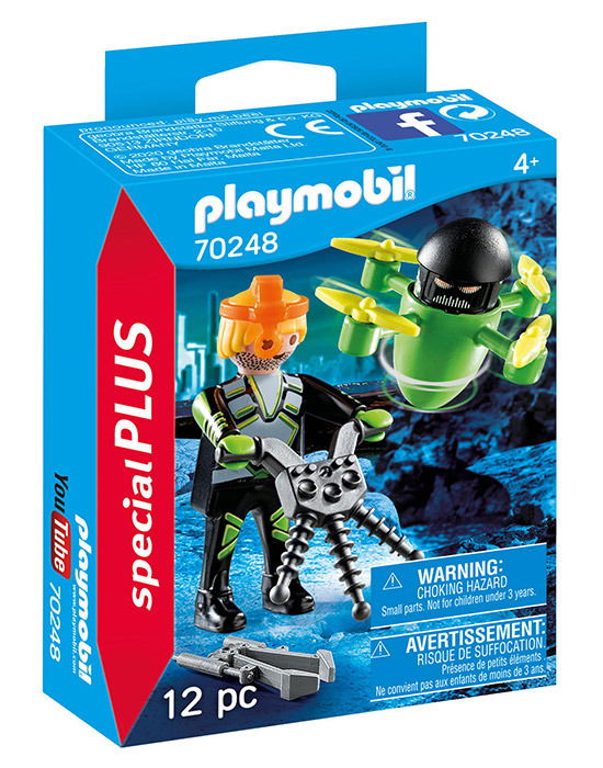 Playmobil Special Plus Agent met drone - Playmobil Special Plus - Merchandise - Playmobil - 4008789702487 - 