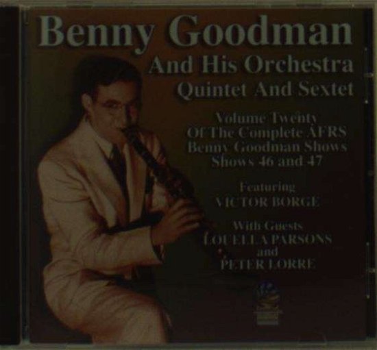 Cover for Benny Goodman &amp; His Orchestra · Afrs Benny Goodman Show Vol. 20 - Shows 46 and 47 (CD) (2019)