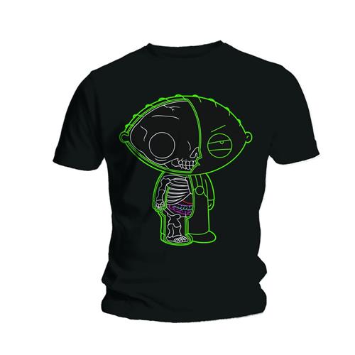 Cover for Family Guy · Family Guy Unisex Tee: Stewie X-ray (Klær) [size S] [Black - Unisex edition] (2013)