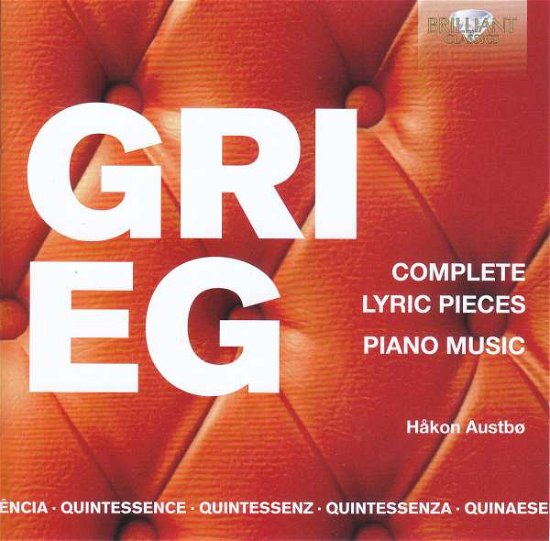 Cover for Edvard Grieg · Complete Lyric Pieces / Piano Music (CD) (2019)
