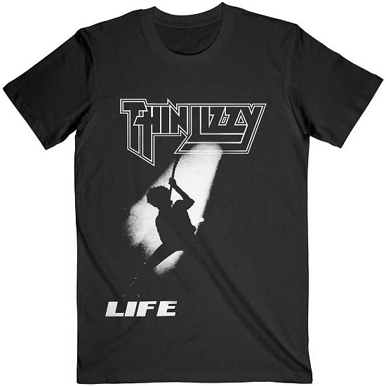 Thin Lizzy Unisex T-Shirt: Life - Thin Lizzy - Produtos -  - 5056561030487 - 