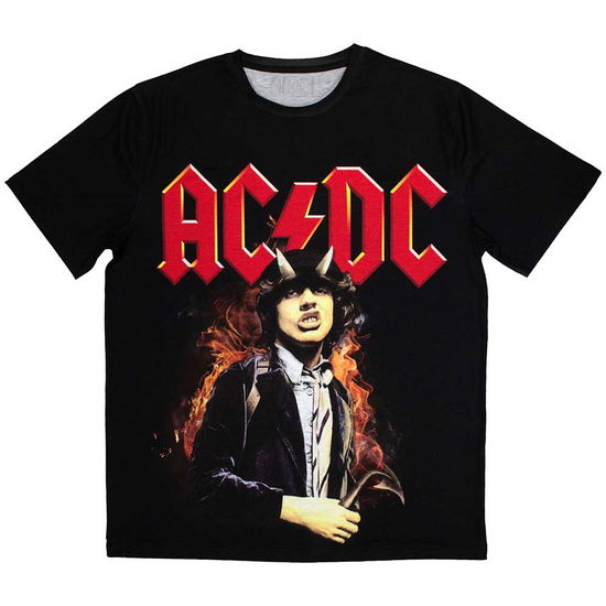 Cover for AC/DC · AC/DC Unisex Sublimation T-Shirt: Angus Highway To Hell (Black) (T-shirt) [size S] (2024)