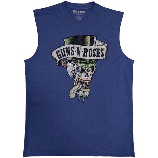 Cover for Guns N' Roses · Guns N' Roses Unisex Tank T-Shirt: Top Hat &amp; Tongue (Purple) (T-shirt) [size S] (2025)