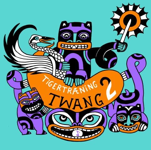 Cover for Tigertræning · Twang 2 (Book) (2014)