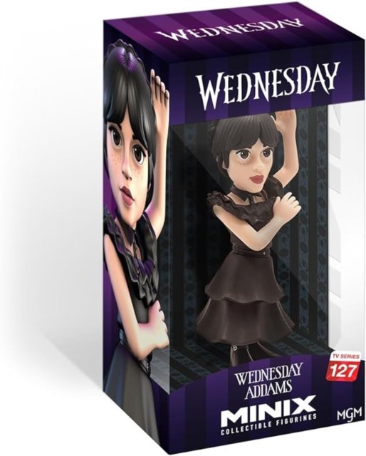 Wednesday: Wave 4 · Wednesday: Wave 4 - Wednesday Addams In Dress 5 Inch Pvc Figure (Toys)