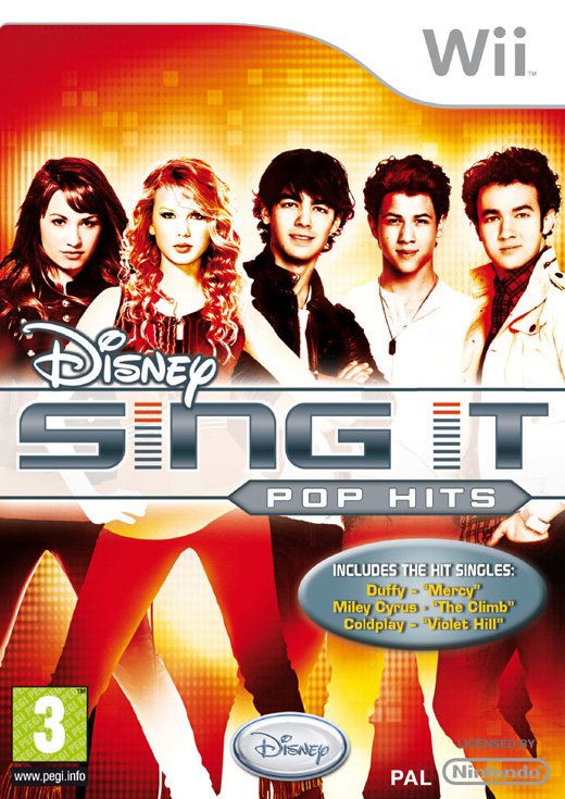 Cover for Disney Interactive · Disney Sing It: Pop Hits (Wii) (2009)