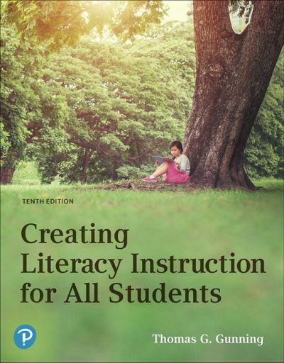 Cover for Thomas G. Gunning · Creating Literacy Instruction for All Students (Paperback Book) (2019)