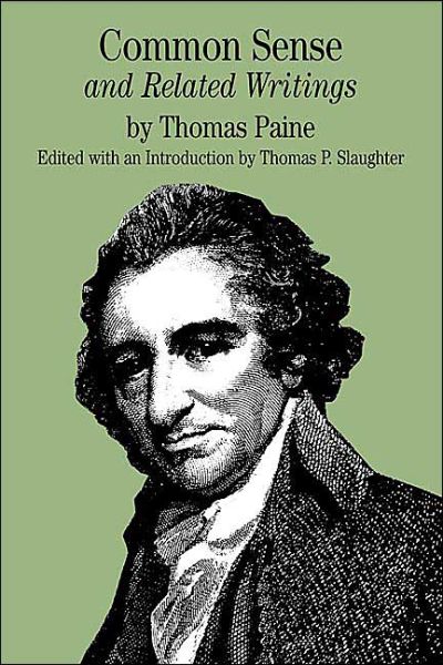 Cover for Thomas Paine · Common Sense and Related Writings (Book) (2000)