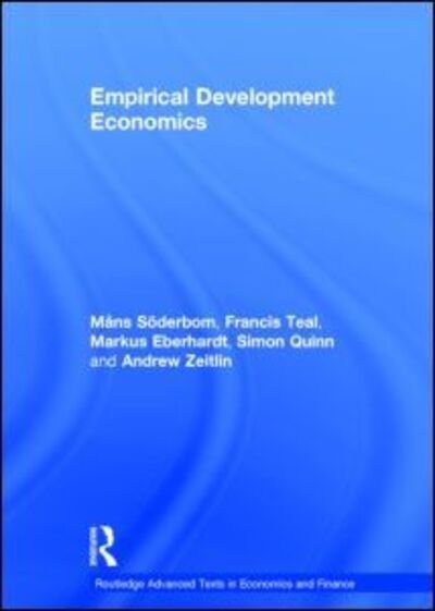 Cover for Mans Soderbom · Empirical Development Economics - Routledge Advanced Texts in Economics and Finance (Gebundenes Buch) (2014)