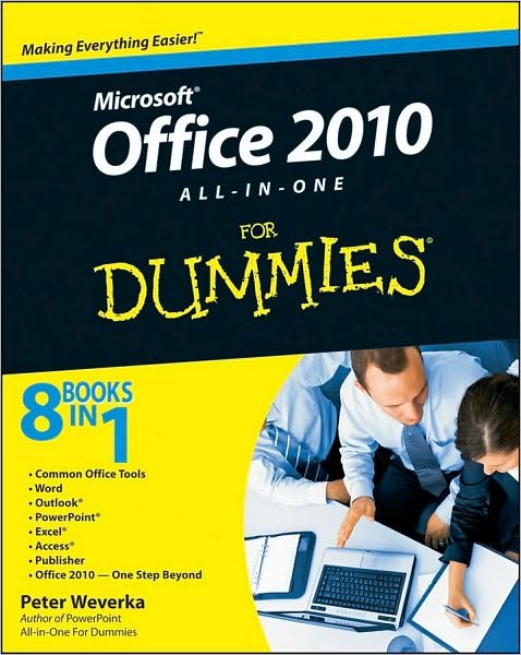 Cover for Weverka, Peter (San Francisco, California) · Office 2010 All-in-One For Dummies (Paperback Book) (2010)