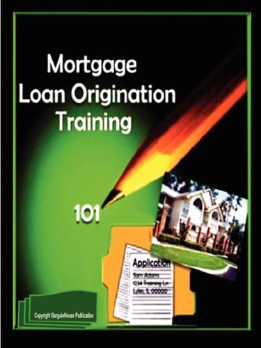 Cover for Bargainhouse Publication · Mortgage Loan Origination Training (Paperback Book) (2007)