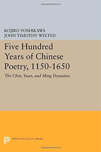 Cover for Kojiro Yoshikawa · Five Hundred Years of Chinese Poetry, 1150-1650: The Chin, Yuan, and Ming Dynasties - Princeton Legacy Library (Pocketbok) (2014)